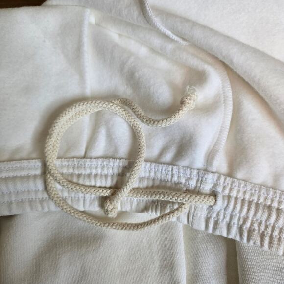 Palo Santo Studios White Cotton Oversized Sweatpant, Size S - M, Unisex - Picture 6 of 16